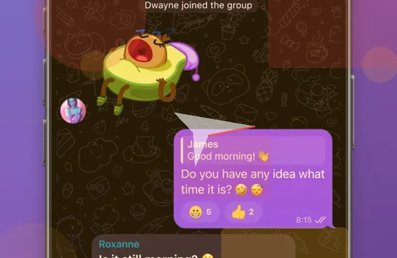 快速消息功能示意图